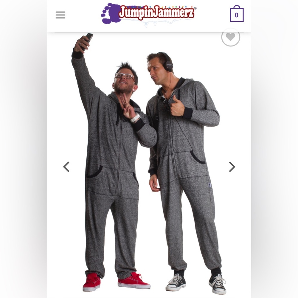 Grey Men’s Onesie
